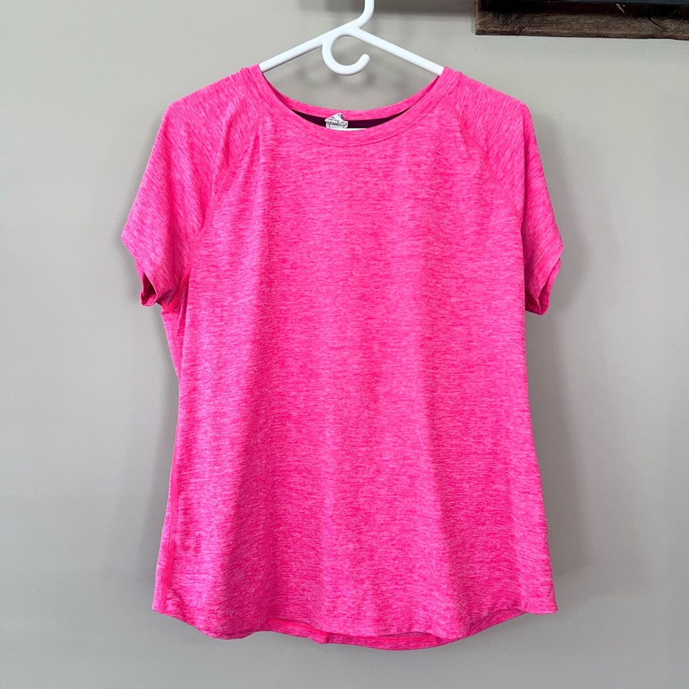 Neon Pink Champion Running Tshirt